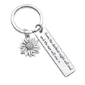 NewCreative Motivational Gift Stainless Steel Keychain with Metal Laser-engraved Inscription Accessory