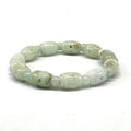 Natural Burma Jade Green Jadeite Beads Stone Bracelet Bangle  Rotatable Bead Carved Hollow