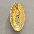 Silver Double Plating Oval Tray Unique Lotus Flower Patterns Raised Print Fruit Dish Bowl Tray Decorative Charger Plate