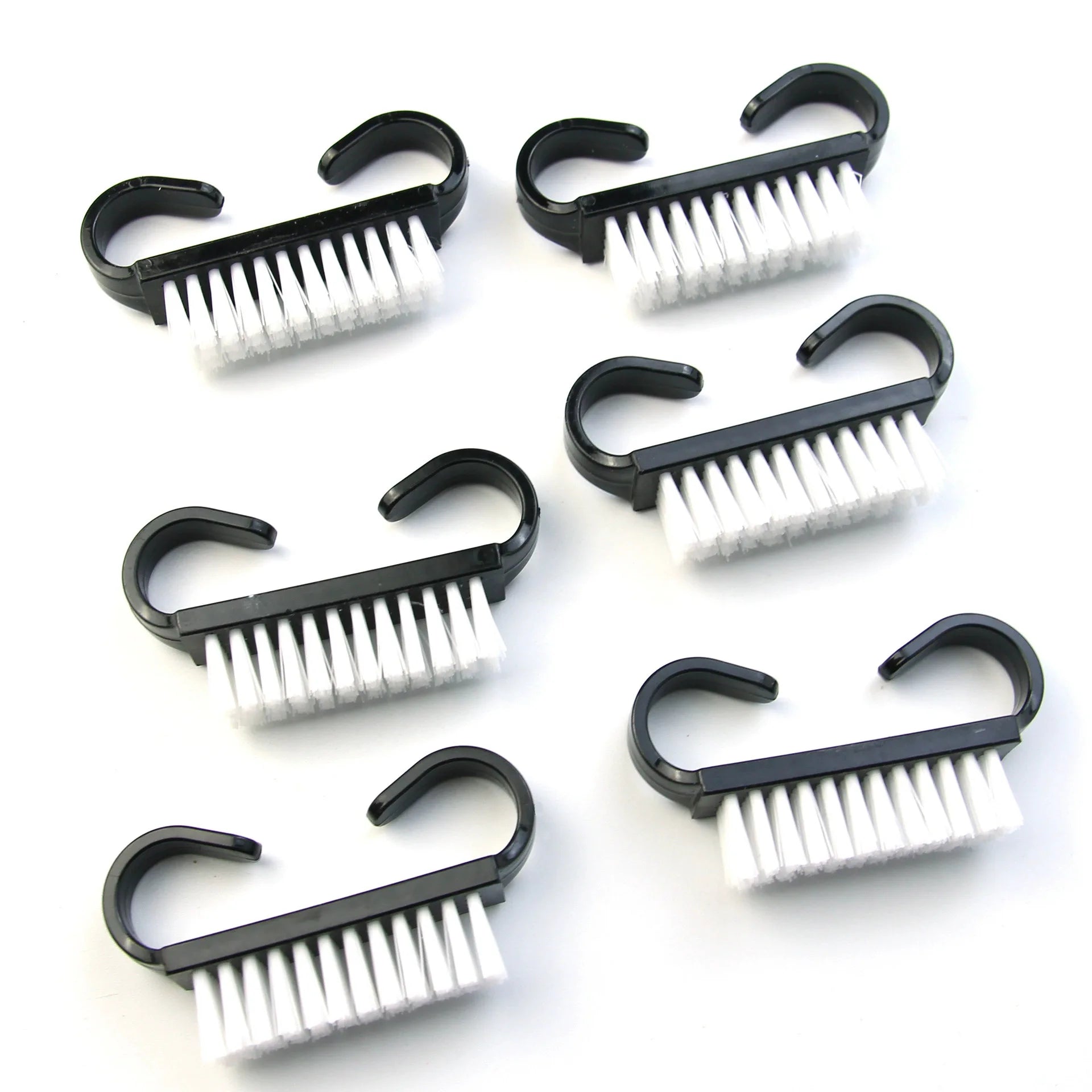 Wholesale Fingernail Scrub Brushes Soft Handle Grip for Toes Dust Cleaning Brush Nail Art Manicure Tools