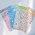Nekoni Cute Mini Crystal Stickers 3D PVC Stickers Dinosaur Marine Organism Penguin  Glitter  for Animal Stickers