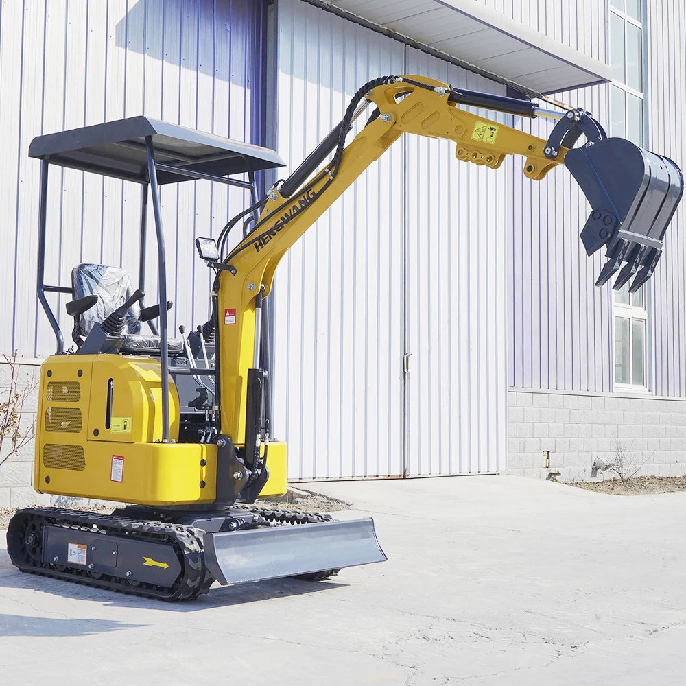 HENGWANG HW-17 1.7 Ton 2 Ton 3.5ton Small Newtype Excavator with Hammer