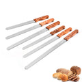 Wholesale Baking Pastry Tools 8/10/12 I/14 Inches Stainless Steel Bread Knife Multi Sizes Sawtooth with Wooden Handle