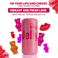 5g Prs Millky Jelly Blush & Lip Stick Dual Use Lasting Hydrating Stick for Day to Night Natural Finish Jelly Blush