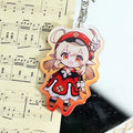 Promotional Rainbow Custom UV Printed Acrylic Cartoon Anime Charms Eco-friendly Lightweight Hard-Wearing Hologram Plastic