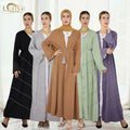 2025 Loriya Premium Women Muslim Dress  Luxury Dubai Abaya Turkey Islamic Clothing Modest Dresses