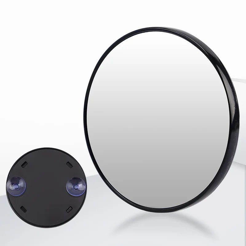 Focstar Single-Sided Makeup Mirror with 5X 10X 15X Magnification Silicone Sucker Cosmetic Mirror with Suction Cup