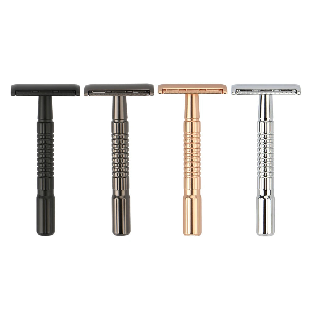 Goud Voor Vrouwen Dames Double Edge Safety razor Silver Women Shaving Blades