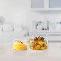 Handmade Modern Style Transparent High-quality Glass Sugar Bowl Dessert Ice-cream and Groceries