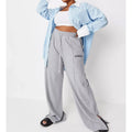 K210274 Women's Trousers Fall Winter Fashion 2026 Women Clothes Plus Size Women's Flare Wide Leg Sweatpants Casual OEM Service