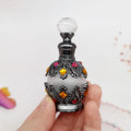 15ml Arabian Dubai Patented Orchid Flower Tree Glass Metal Perfume Bottle Essential Oil Refillable Attar Bottles Gift Decor