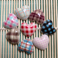 100Pcs 20*25MM Mix Colors Grid Shape Heart Flatback Buttons Home Garden Crafts for Scrapbooking Phone Case Decoration DIY