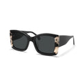 Hot Selling Big Frame Fashion Acetate Sunglasses for Man and Woman UV 400 4 Colors