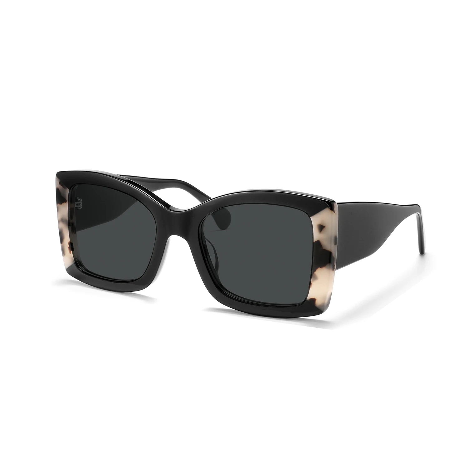 Hot Selling Big Frame Fashion Acetate Sunglasses for Man and Woman UV 400 4 Colors