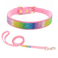 Wholesale Flash Crystal Pet Collar Korean Style Velvet Material Gold Dog Collar for Small Medium and Large Pet