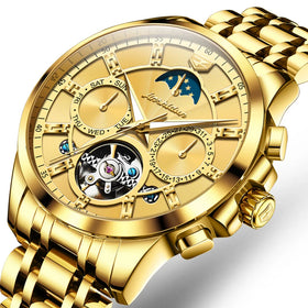 Jsdun 8945 Oem logo Luxury Watches Brands Odm Moon Phase Sports Luminous Multifunctional Automatic Mechanical Watch Wrist Man