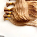 Top Quality Cheap Vendors Single Donor Raw Blond Color  Hair Straight Human Hair Extension