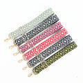 Meetee B-J2046 New Embroidered Thread Solid Color Ladies Handbag Accessories Adjustable Crossbody Long Bag Strap