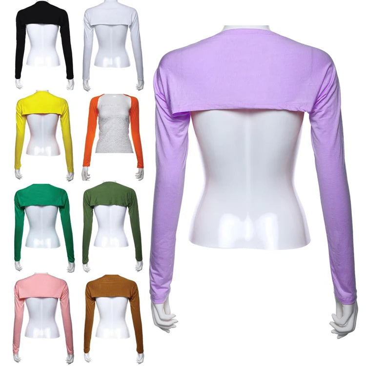 Ramadan Clothes One Piece Sleeves Arm Cover Shrug Bolero Wrap Hayaa Muslim Women Islamic Long Sleeve Shawl Sun Protection Sleeve