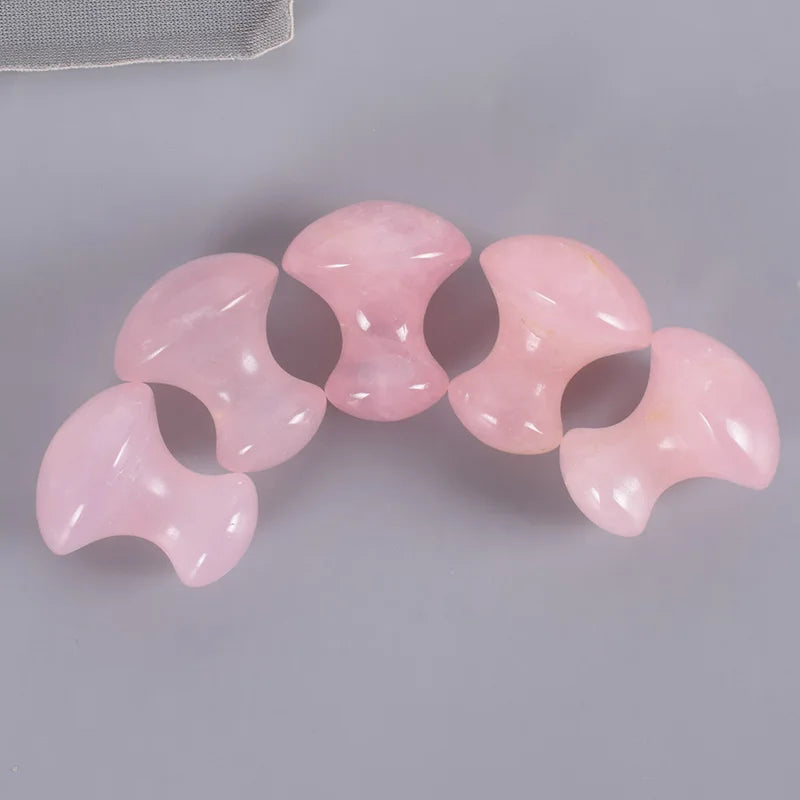 DIY Good Quality Rose Quartz Pencil Needle Massager Stones for Sale Massage Set Skin Care Set