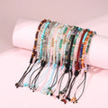 Jewelry Aquamarine Anklets Foot Anklet Bracelet for Women Beaded Stone Healing Energy Crystal Beach Foot Jewelry Adjustable
