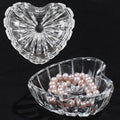 Heart Shape Glass Crystal Jewelry Trinket Boxes MH-QT0463