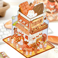 3 Sheets Per Pack of Stickers Rabbit Than Nini Series Cute Aquascape Handbook DIY Material Decoration Stickers 4 Models