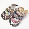 New Product Ethnic Style Knitting Raw Edge Woven Hair Band Sweet Little Fragrance Hairpin