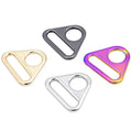 Ivoduff Various Size Handbag Triangle Shape Buckle Metal Zinc Alloy Buckle for Bag Parts Bag Strap Triangle Buckle
