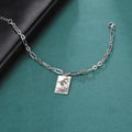 Marking Tarot Cards Bracelet Couple Stainless Steel Bracelet 18K Gold Plating Fashion Jewelry Bracelets