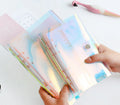 Creative Laser Pvc 6 Rings Refillable Binder Planner Notebooks Office School  Folder Stationery Supplies A5 A6
