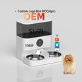 Double Pet Feeder Automatic APP Remote Control With Camera HD 5L or 7L Two Bowls Food Dispenser Wifi for Dogs and Cats