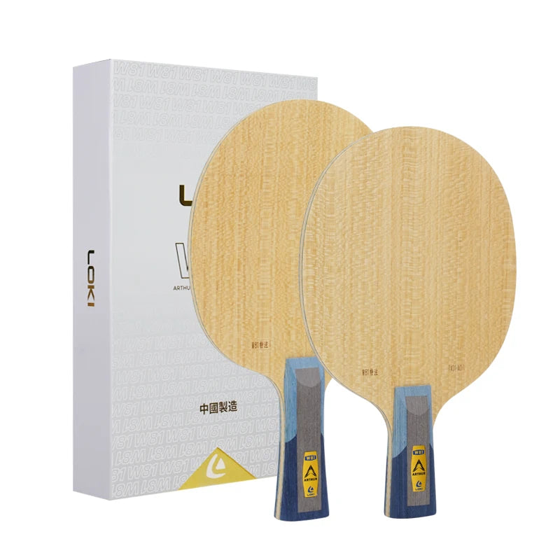Loki New Arrivals W81 Outer Special Imported Koto Surface Carbon Blade Table Tennis With Zhou Yu Signature
