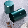 Custom Round Thick Aluminum Tea Tins Can Luxury Airtight Metal Canister for Coffee and Loose Tea