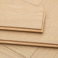 Oak Herringbone Parquet Flooring | Waterproof Click Lock | Eco-Friendly Underfloor Heating Compatible | Luxury Home & Commercial