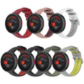 Eraysun Two-color Official Design Silicone Watch Band for Polar Vantage V2 Smart Watch Accessories Watchband Wrist Strap