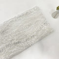 Harvest 100% Polyester Mesh Lace Fabric with Sequins Wedding Party Lace Fabric