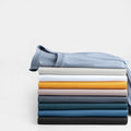Men's Casual Lyocell Dyed T-Shirt for Spring and Summer Antibacterial Short Sleeve with Loose Fit and Round Neck Solid Color