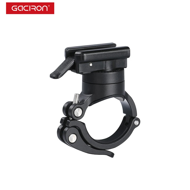 Gaciron Aluminum Bike Handlebar Mount 360 Degree Adjustable Quick Release Bicycle Light Holder Bicycle Parts