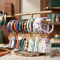 Leather Key Rings Keyring Accessories Bulk Luxury Custom Bling Key Chain Ring Wholesale