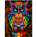 Abstract Art Owl Diamond Painting Cartoon Full Drill Embroidery Home Decor Custom Full Square Diamond Painting Kit Holiday Gift