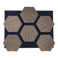Hexagon Oak Acoustic Panel Wall Soundproofing Akupanel Slat Wooden Fiber Acoustic Panels