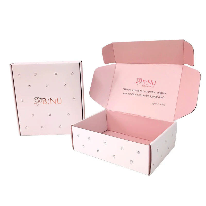 Custom Luxury Logo False Empty Press on Long Nail Magnetic Packaging Box With Window
