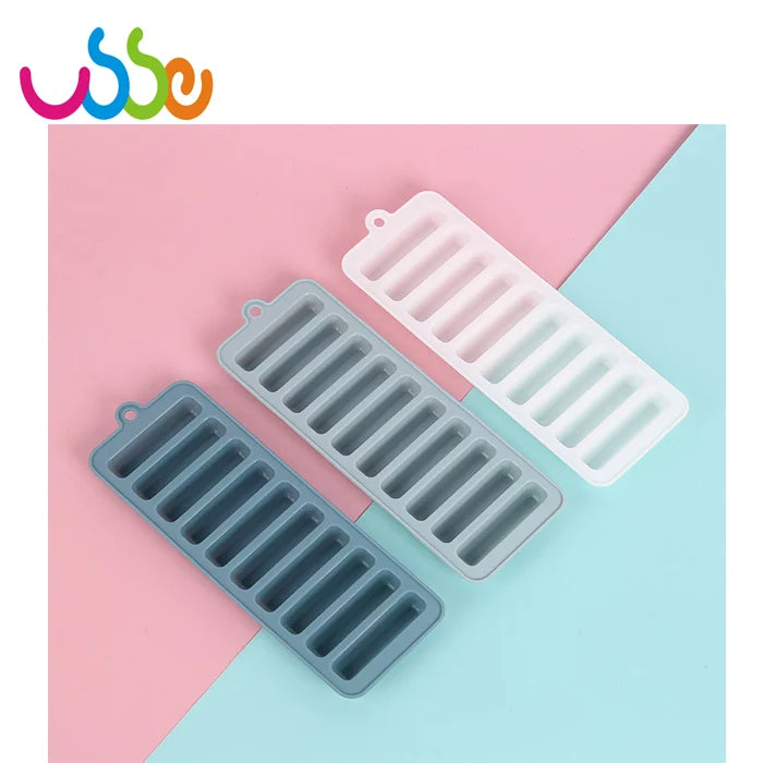 Silicone Ice Tray Strip 10 Tray Ice Making Box Strip Ice-making Mold