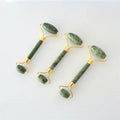 Original Natural Custom Private Label  Nephrite  Facial  Skin Green Jade Stone Roller with Box