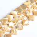 Natural Beige/White Heart/Star Shape Spacer Beads Loose Shell Bone Coral Beads for Jewelry Making