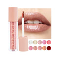 Selling 10 Colors Moisturizing High Gloss Lip Gloss Metallic Pearlescent Lip Glaze Waterproof Lipstick