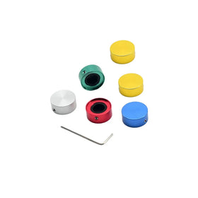 Custom Volume Knobs Dome Gold CNC Machining Anodized Aluminum Guitar Pedal Potentiometer Foot Switch Wire EDM