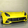 China Manufacturer's Large Modern Fiberglass Car Statue Modern Sculptures by Resin Crafts Modern Model Car Sculpture