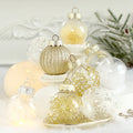 High Quality 6cm PET Transparent Christmas Ball Cross-Border Painted Tree Pendant Gift Suit New Xmas Decorations
